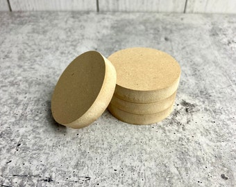 Bulk MDF Circles - 2.75" - 1/2 Inch Thick - Unfinished MDF Circle | Mdf Round | DIY | Craft
