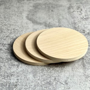 Unfinished Wood Circle | Wood Round | DIY - Wood Circle - 6&quot; - 1/2 Inch Thick