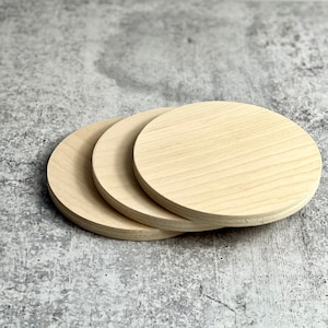 Wood Circles - 10&quot; - 1/2 Inch Thick - Unfinished Wood Circle | Wood Round | DIY