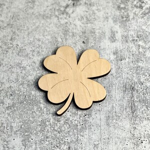 Shamrock - Unfinished wood blank | Clover | St Patricks Day | Spring | DIY | Craft Blank