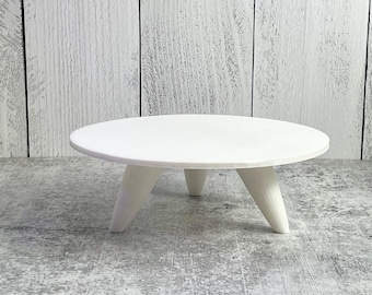 3D Printed Plant Stand - Modern Design - Simple, Lightweight - Houseplant Stand - WHITE