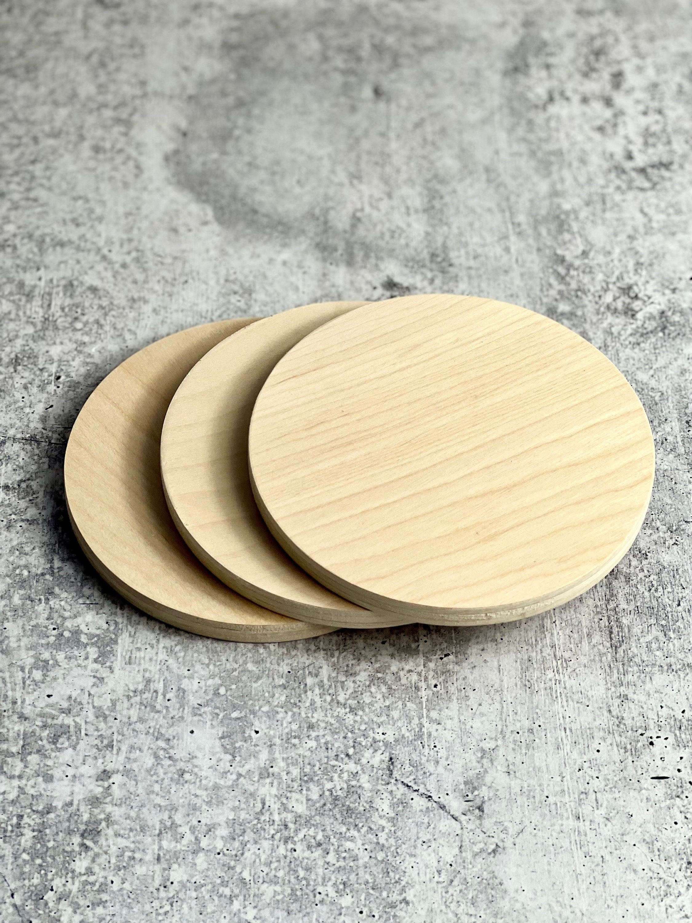 Wood Circles 12 inch 1/2 inch Thick, Unfinished Birch Sign Plaques |  Woodpeckers