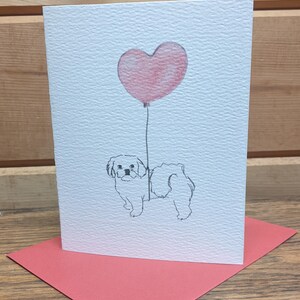 Tarjeta de felicitación: Cachorro de San Valentín