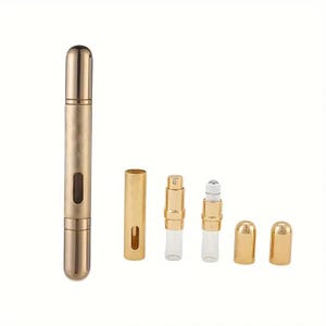 Pulverizador de perfume portátil y reutilizable y aplicador de rollo