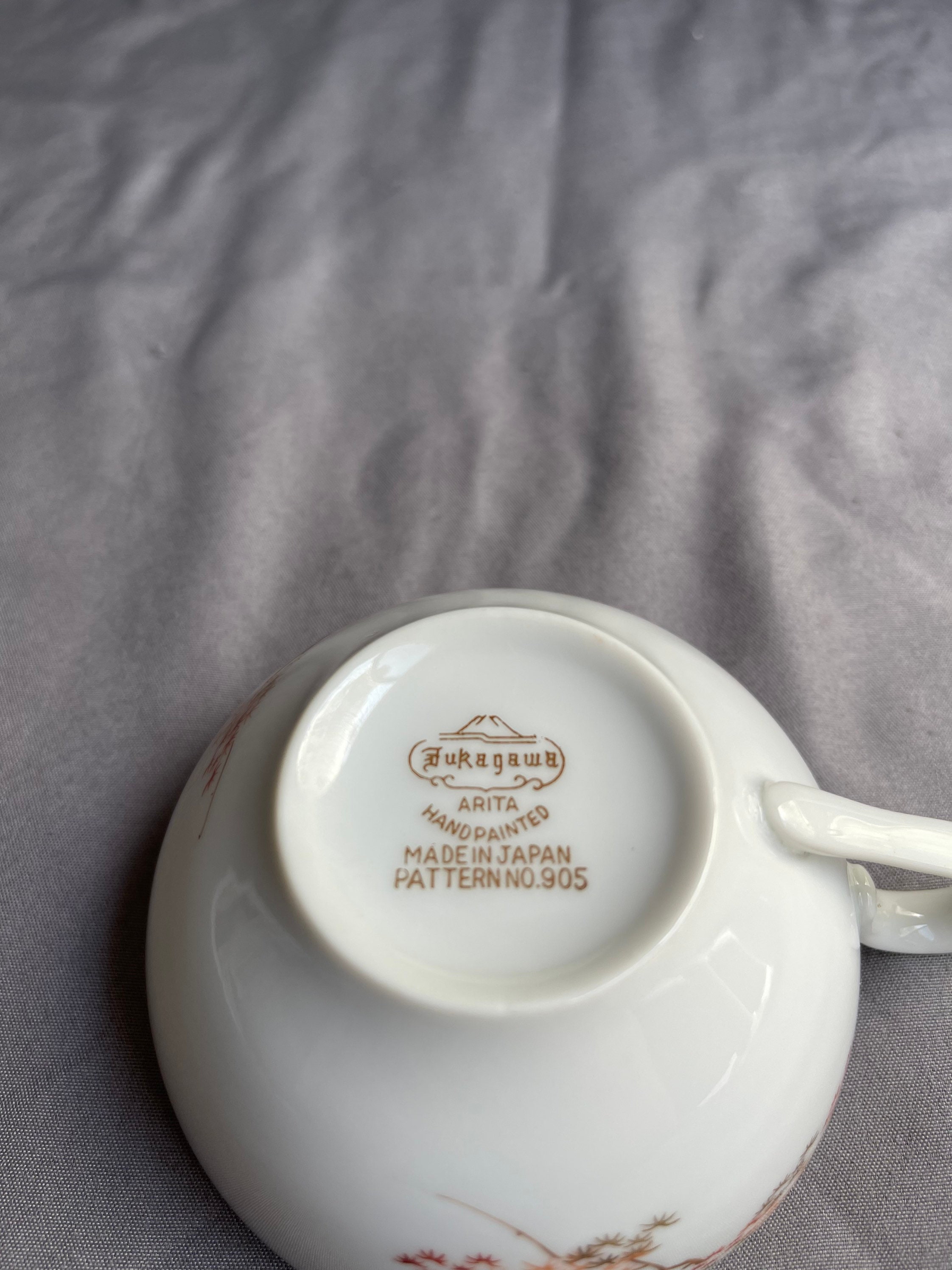小物・アクセサリー ariyama Vintage 60's Fukagawa Arita Pattern 905. Ashtray, Salt and
