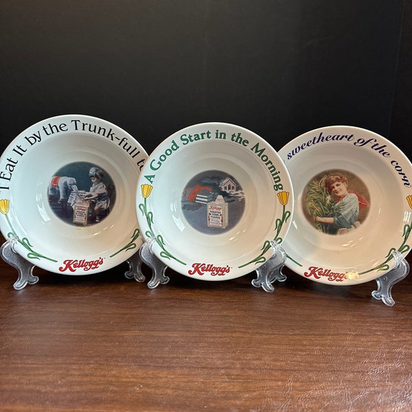 Kellogg’s Cereal Bowls Etsy