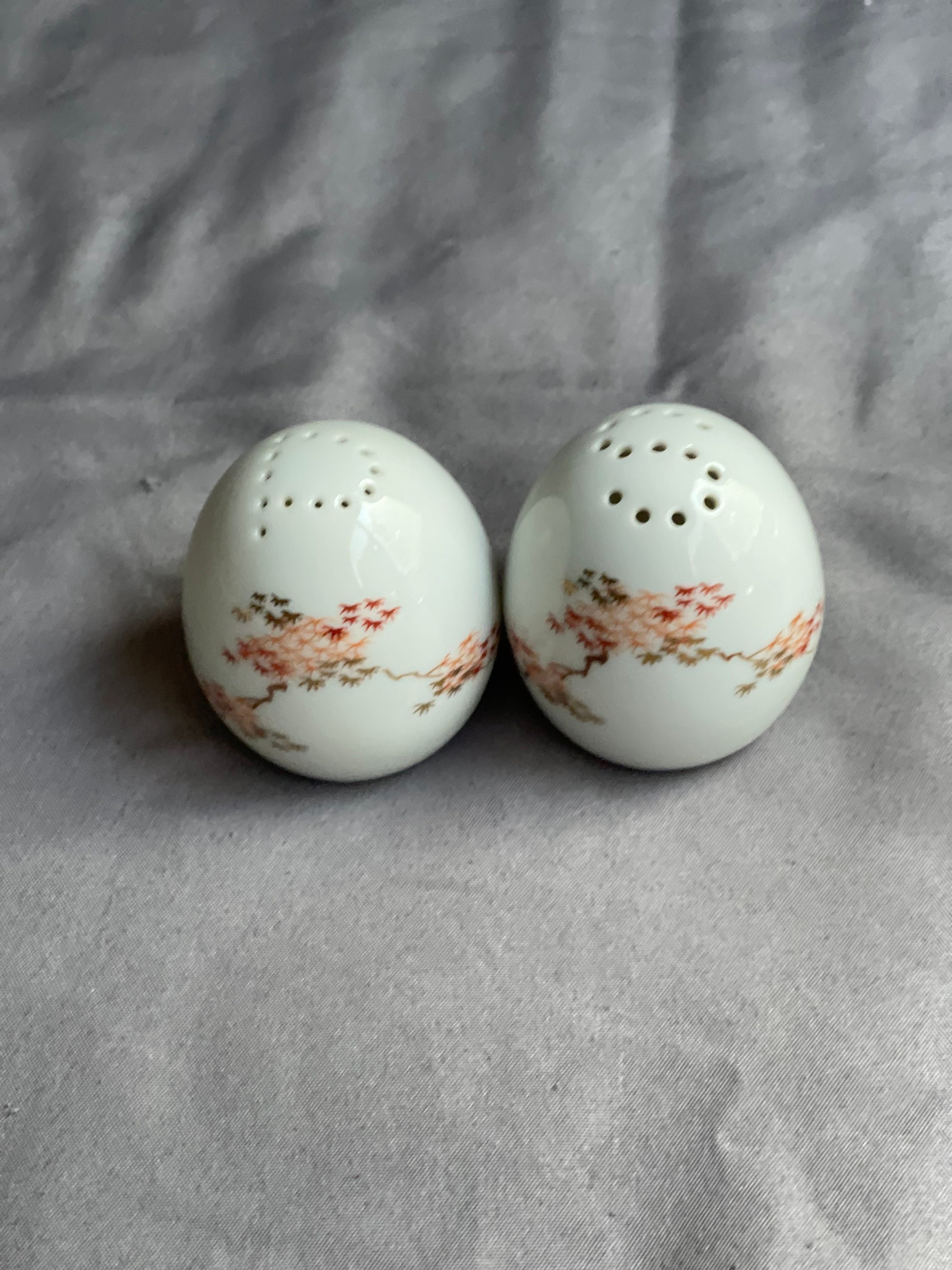 Vintage 60's Fukagawa Arita Pattern 905. Ashtray, Salt and