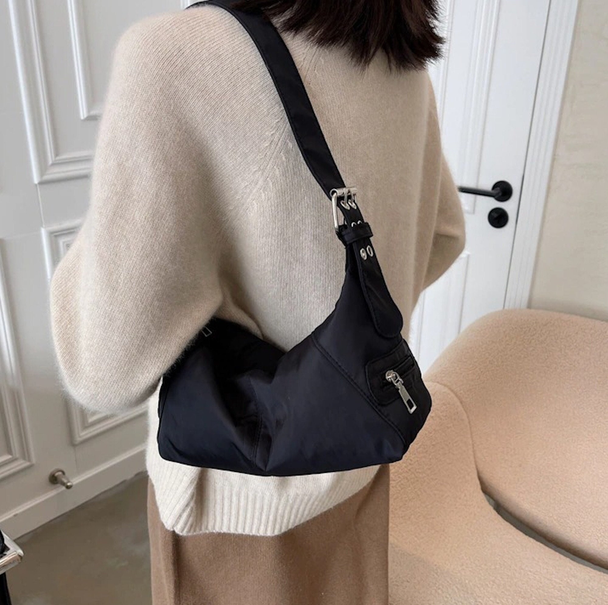 Nylon Shoulder Bag 