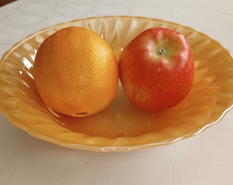 Fire King Peach Luster Serving Bowl