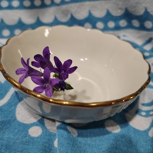 Lenox Small Rose Bud Scalloped Bowl