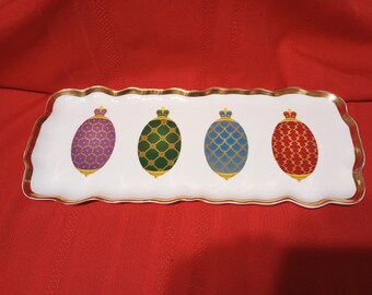 Formalities by Baum Brothers. Imperial Egg Collection rectangular plate