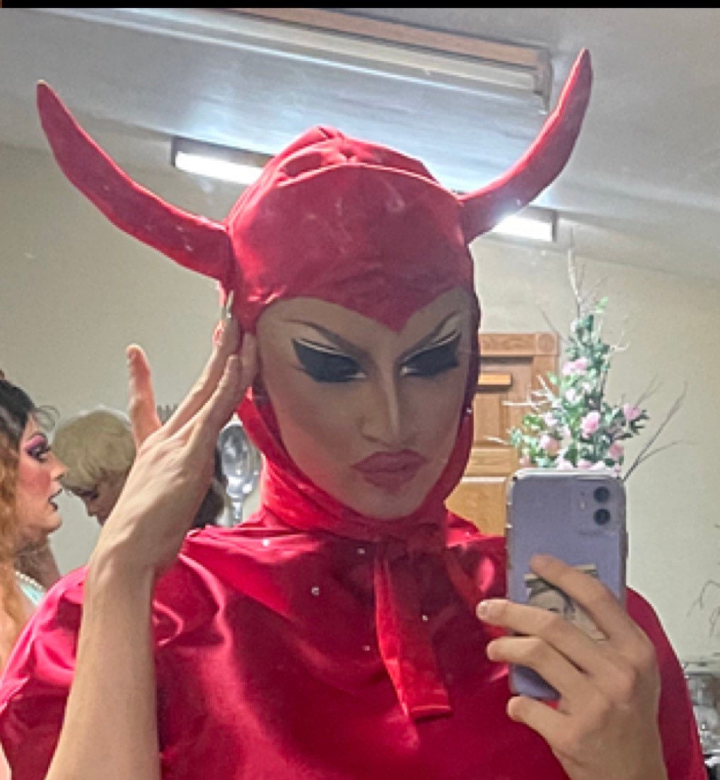 Dolls Kill X Hot Stuff Casper Satin Devil Red