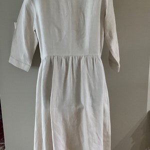 Vintage LandsEnd Linen Dress with belt image 3