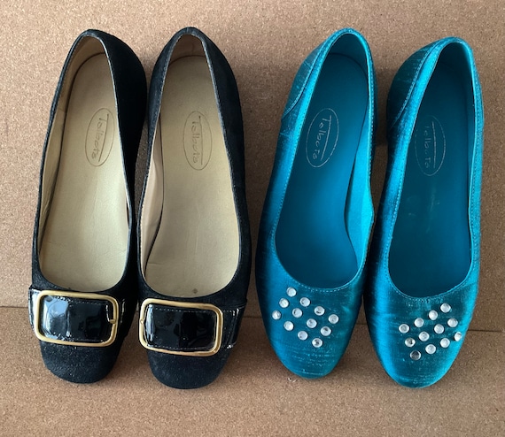Two Pairs of Vintage Talbots Flat Shoes  5.5 B - image 1