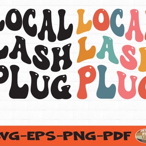 Local Lash Plug Svg, Lash Svg, Beauty Svg,Wavy Stacked Svg