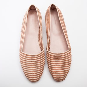 Raffia Slip On Flat