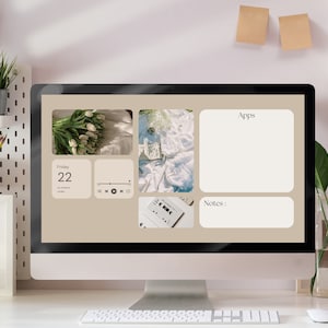 Produttivo, Lista di controllo, Organizzatore Sfondo desktop modificabile, Sfondo computer, Sfondo laptop, Sfondo minimalista, Moodboard