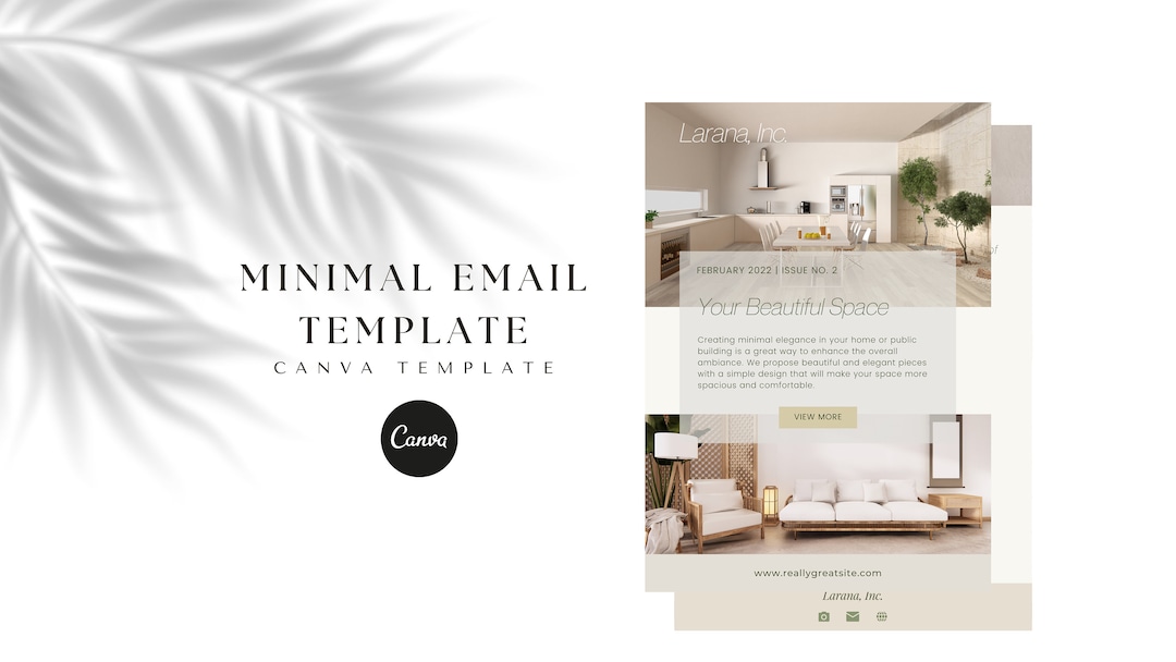 2-page Customizable Email Layout - Professional Email Template for ...