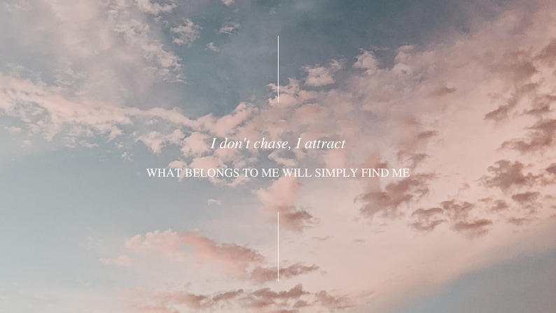 Positive Affirmation Desktop Wallpaper, Computer Wallpaper, Laptop ...