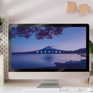 Inspirational Desktop Wallpaper: Minimalist Quote (Digital Download)