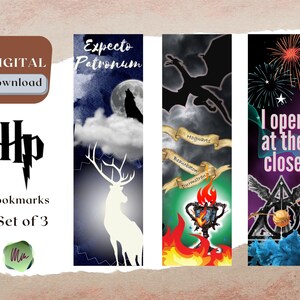 Wydrukowana zakładka, magiczna zakładka, wachlarz czarownic i czarodziejów, cyfrowe pobieranie pliku PDF, tematyczna zakładka, prezent dla niej i dla niego, prezent na Dzień Ojca