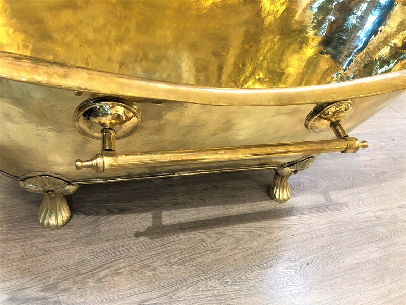 Exquisite Custom Made Natural Copper Handcrafted Bathtub SPA Etsy