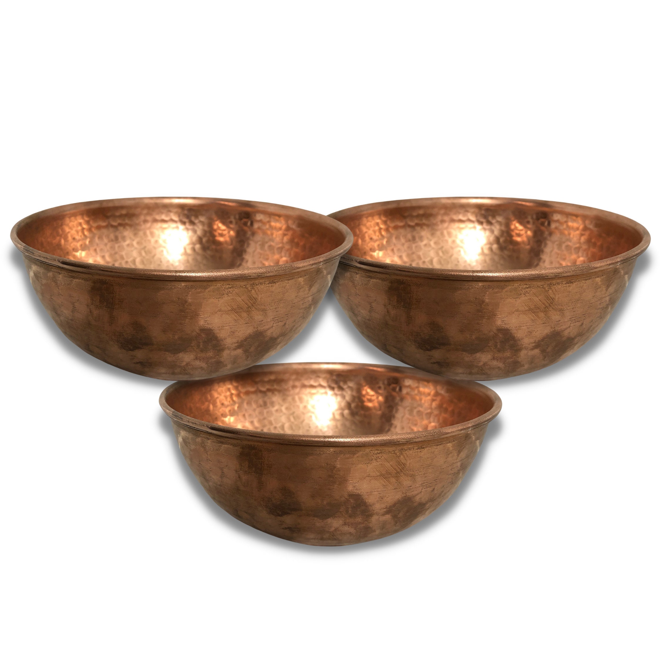 Hammered Solid Copper Bowl Moroccan Dish New Never Used Etsy