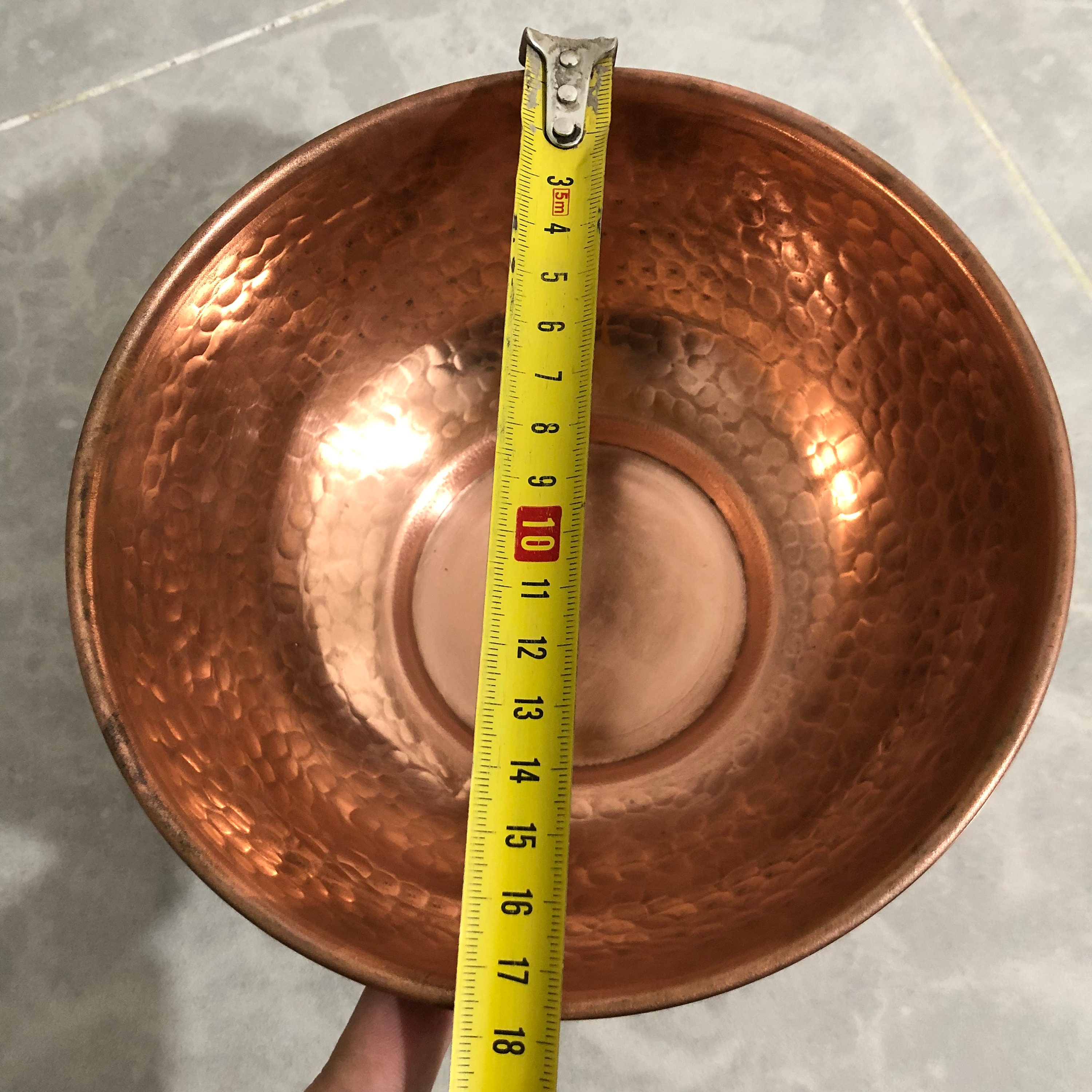 Hammered Solid Copper Bowl Moroccan Dish New Never Used Etsy