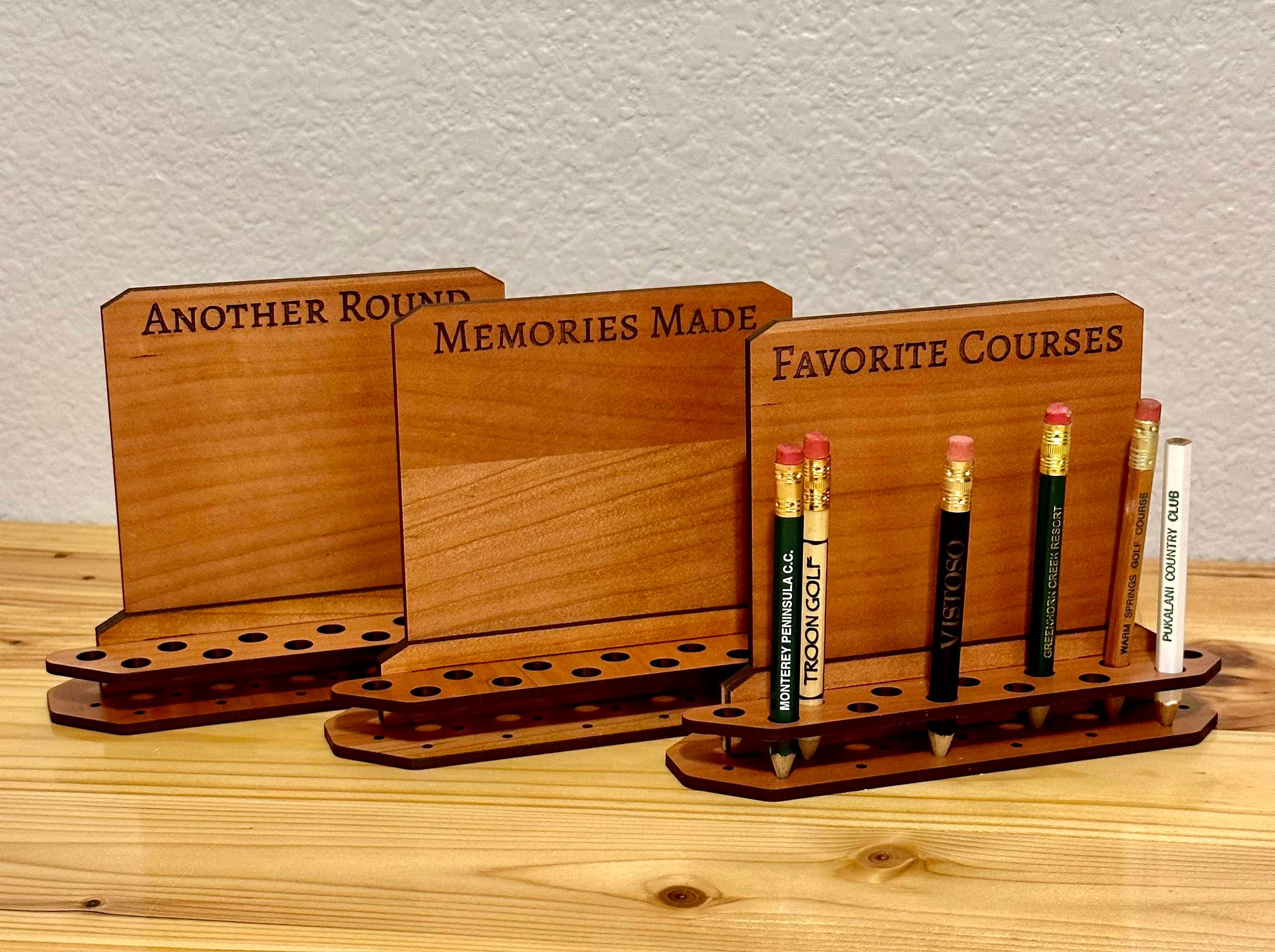 Mini Desk Golf Pencil Holder Golf Pencil Display Gift for Etsy