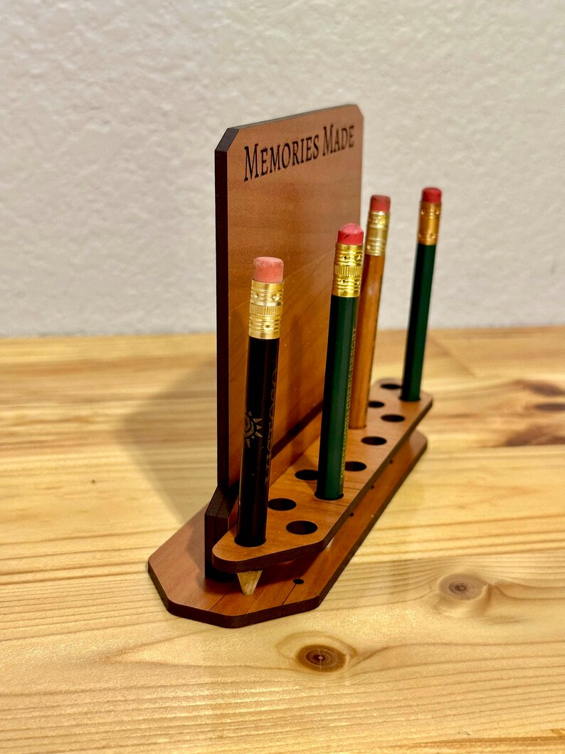 Mini Desk Golf Pencil Holder Golf Pencil Display Gift for Etsy