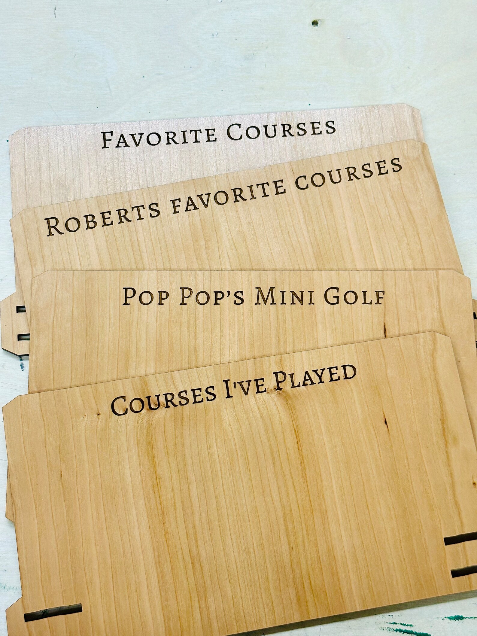 Personalized Desk Golf Pencil Holder Etsy