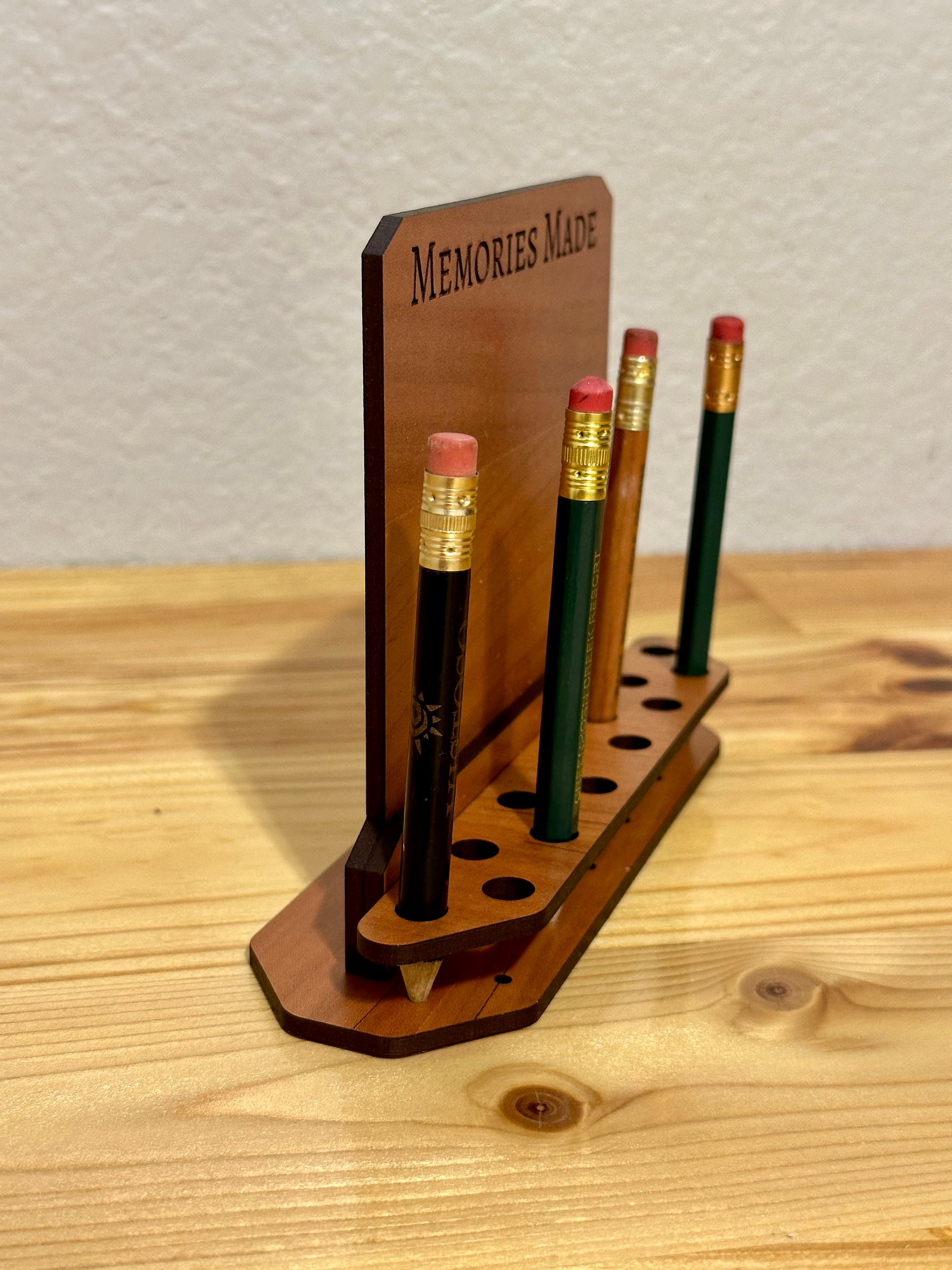 Mini Desk Golf Pencil Holder Etsy