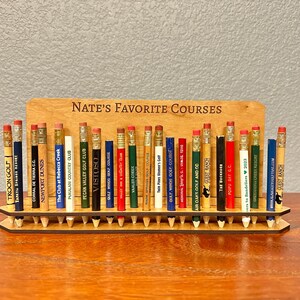 Personalized Golf Pencil Holder for Desk, Holds 23 Pencils, Custom Saying image 4
