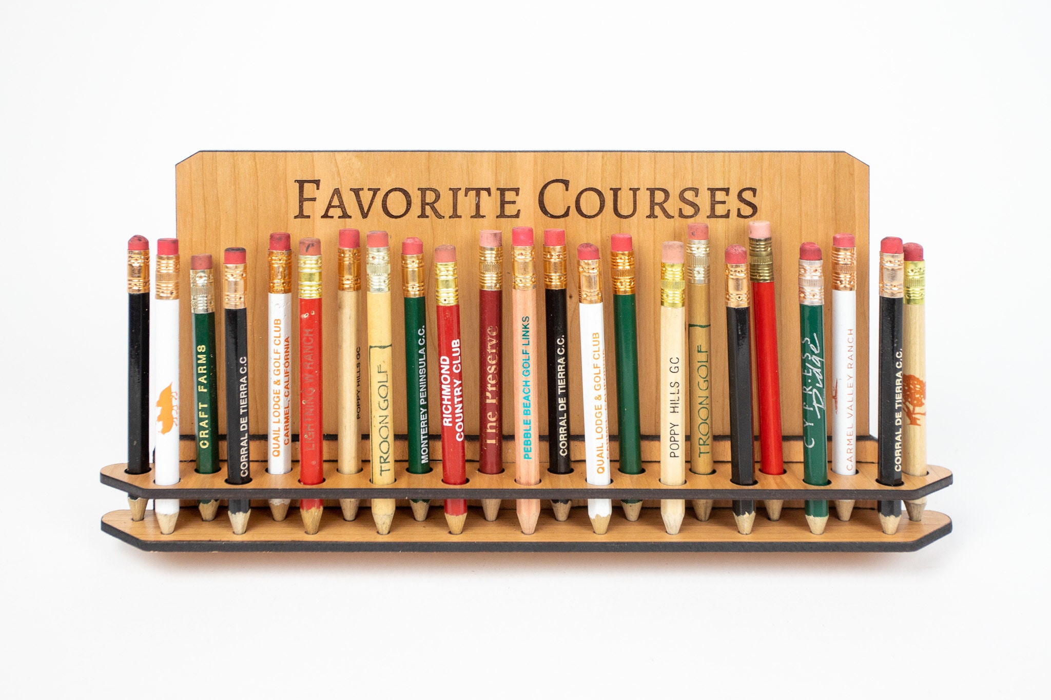 Personalized Golf Pencil Display Etsy