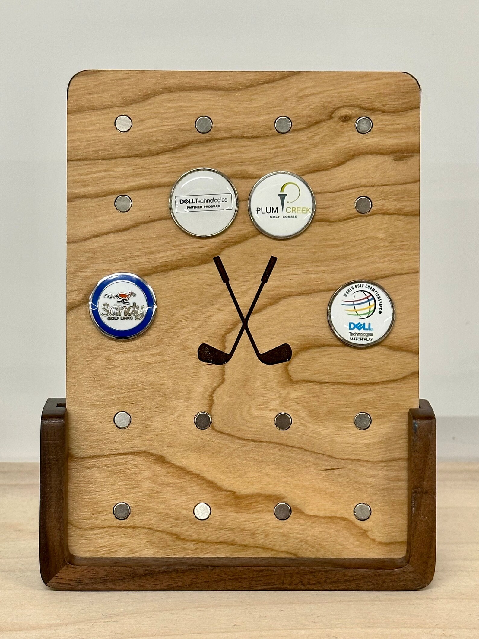 Golf Ball Marker Display, Golf Marker, Golf Gift, Gifts for Dad, Sports Gifts, Golf Decor, Groom