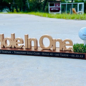 Hole in One Personalized Family Names Golf Sign - Papa Signs Decor – Rusted  Orange Craftworks Co.