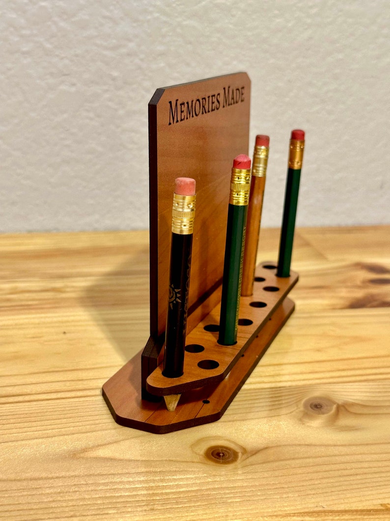 Mini Desk Golf Pencil Holder Golf Pencil Display Gift for Etsy