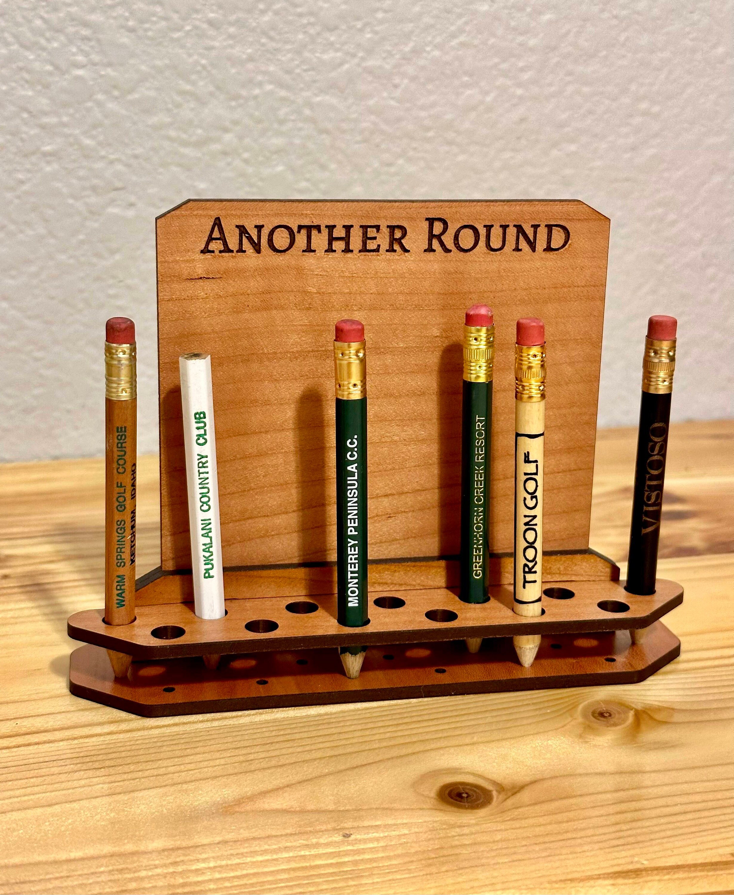 Mini Desk Golf Pencil Holder Golf Pencil Display Gift for Etsy