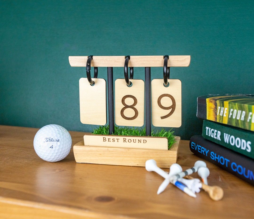 Small Best Golf Score Display Golf Gift Golf Scorekeeper Best Golf