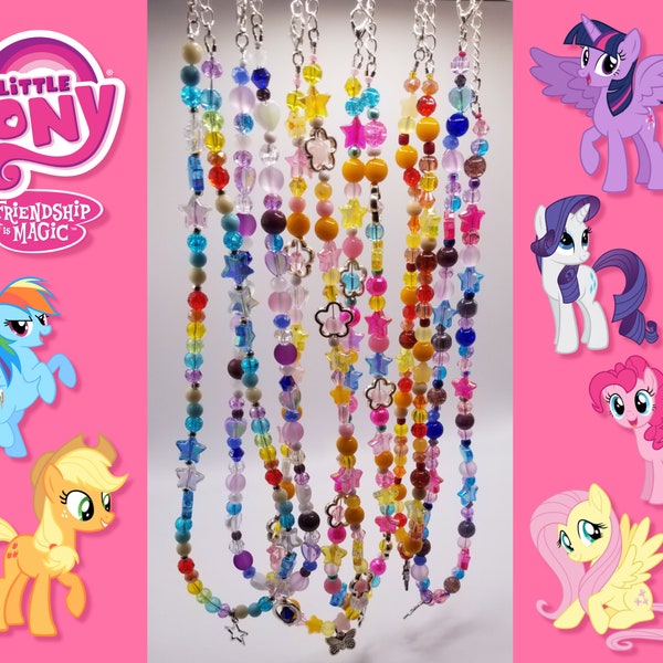 MLP-inspired Necklaces! // Handmade Adjustable Beaded