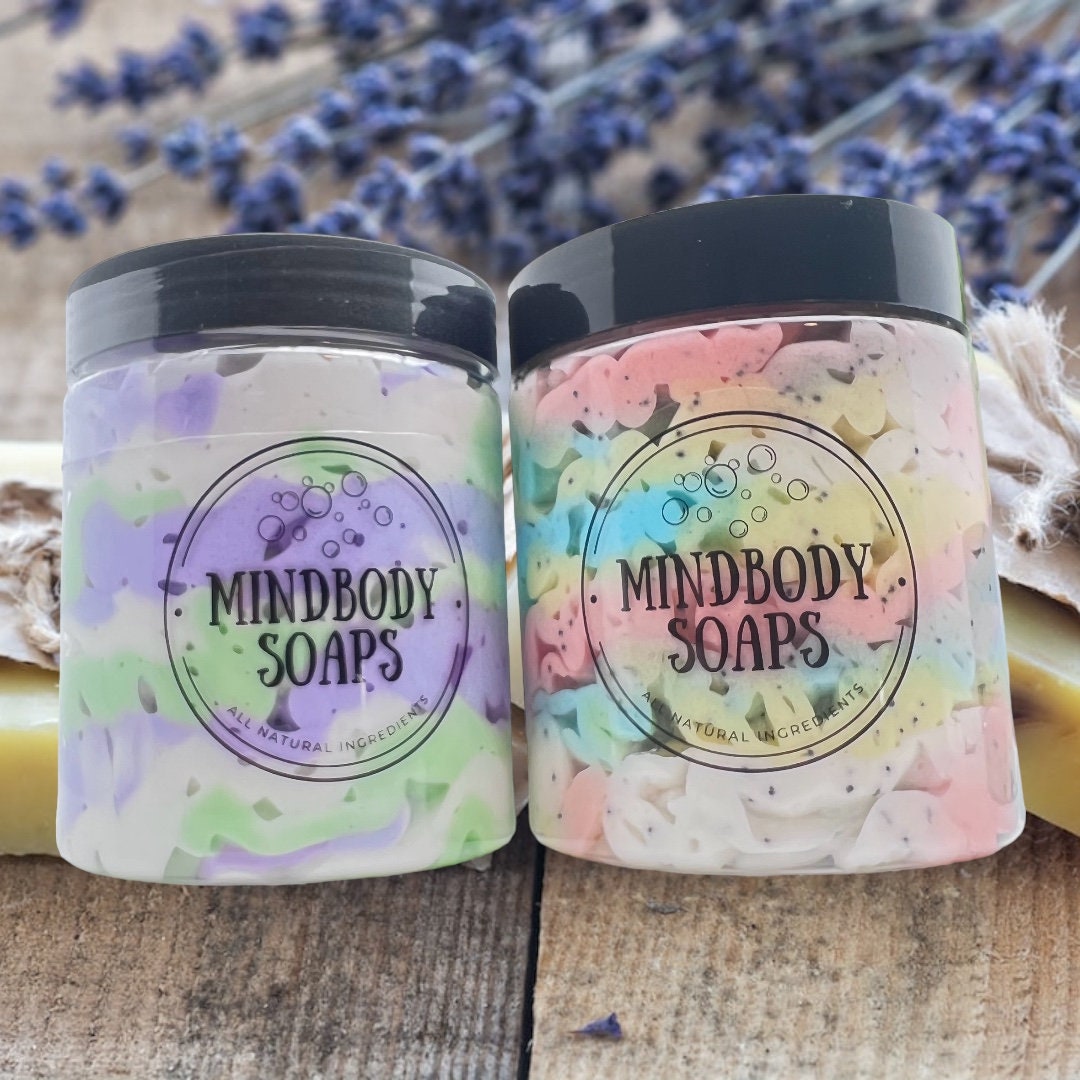 187 Scent Options Whipped Body Scrub Nongreasy Whipped Natural Shea
