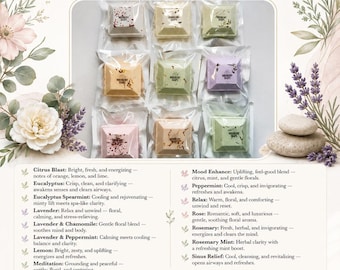 Handmade Shower Steamers: Essential Oil Aromatherapy Shower Cubes