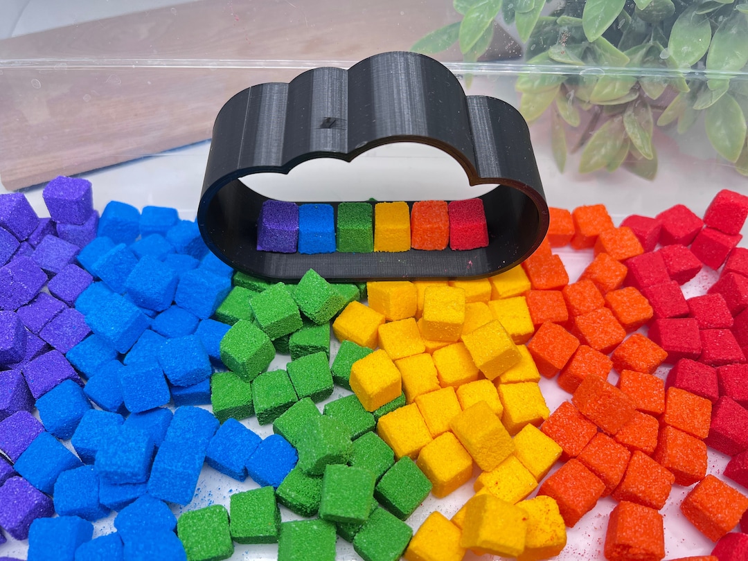 200 Cubes Bath Bomb Embeds Rainbow Colors Lake Certified, Ships Same ...