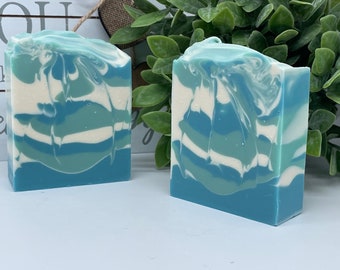 Cucumber Melon Scented, Handcrafted Aloe Vera Soap, Moisturizing Bath and Body Soap, Skin Care, Shea Butter Soap, Coconut Soap, Vegan Soap