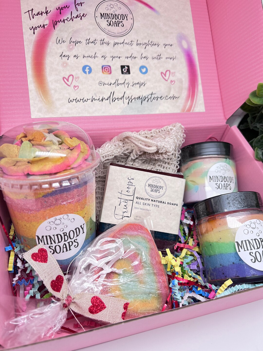 Fruity Loops Whipped Body Butter Nongreasy Gift Set Fruit Etsy