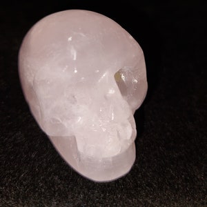 Rose Quartz Crystal Skull