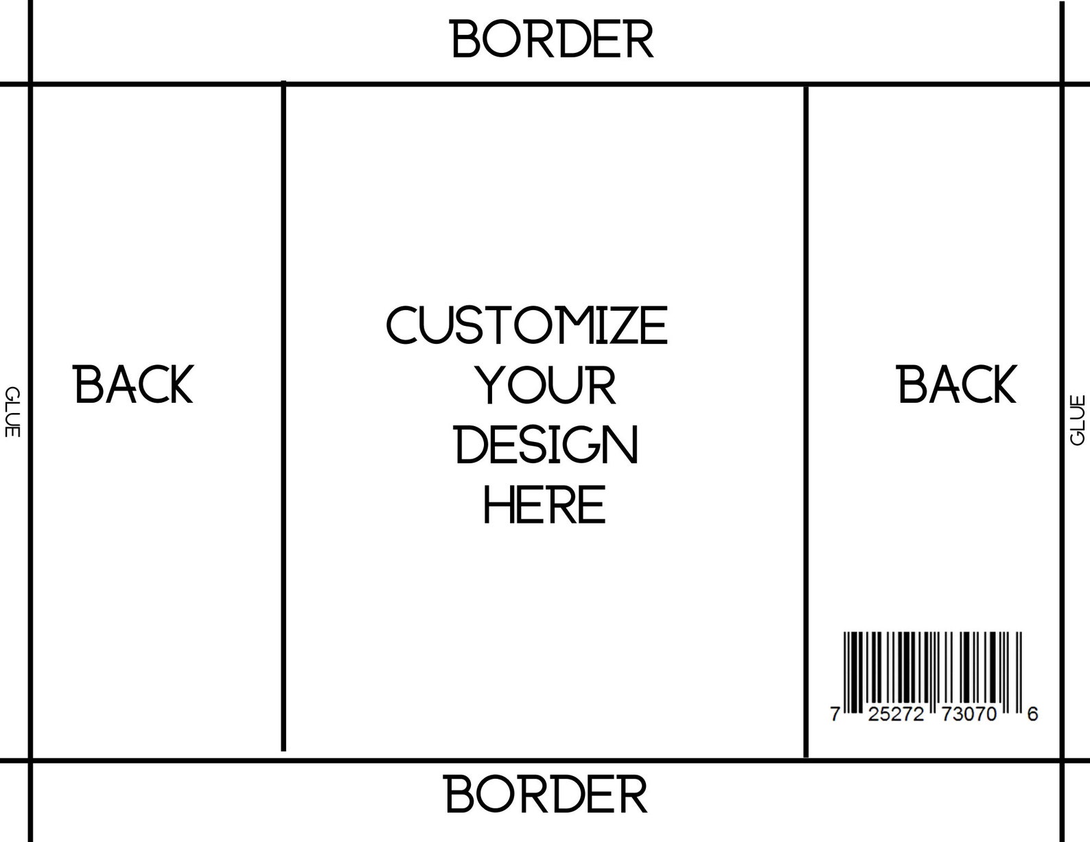 Blank Chip Bag Template Etsy Blank Chip Bag Template Etsy
