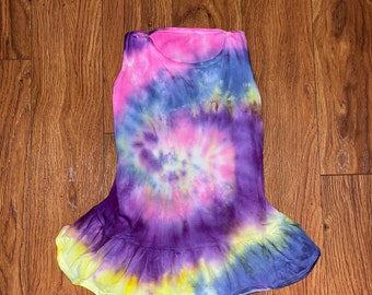 Tie Dye Dog Dress