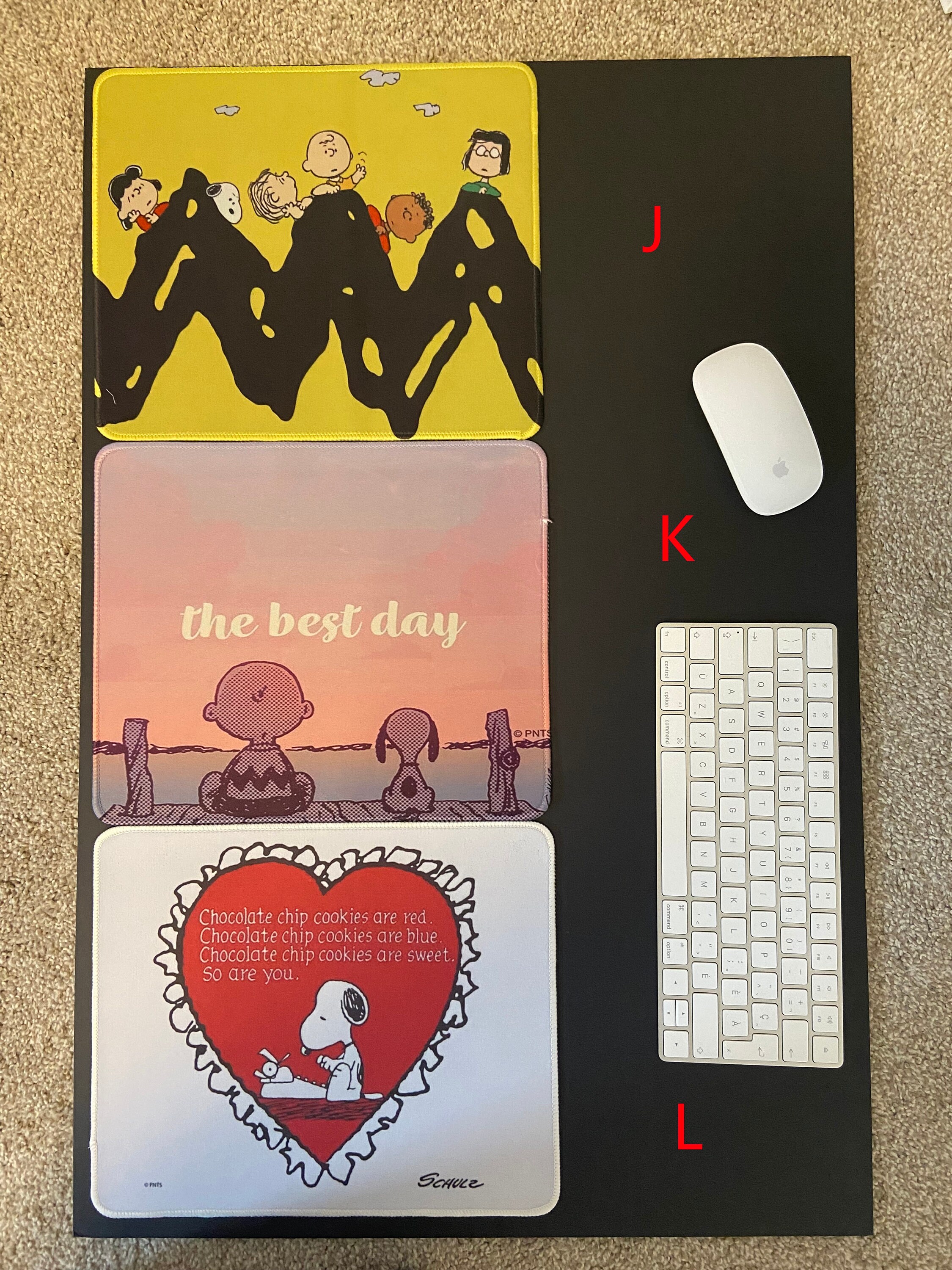 Peanuts/snoopy Mouse Pad Etsy