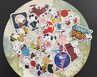 Peanuts/ Snoopy waterproof stickers